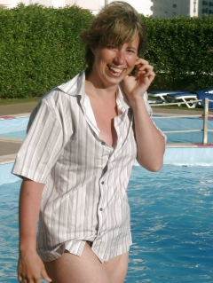SILF holly harris on holiday - N