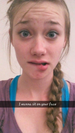 Skinny snapchat teen - sexy selfshot pics - N