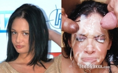 Face Before And After Cumshot - N