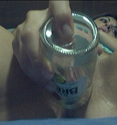 ME BOTTLE FUCKING MY PUSSY - N