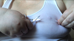 Bbw slut with big saggy boobs - N