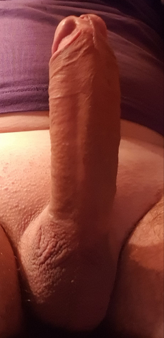 Close-up of my hard cock - N