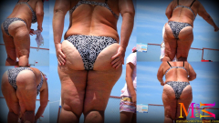 bbw beach candid - N