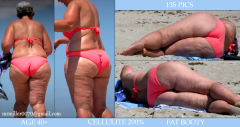 BBW and SSBBW beach voyeur (My work) - N