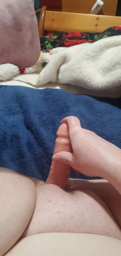 Beautiful old saggy wife in purple fuckin herself - N