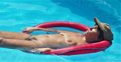 Angela Naked For Her Neighbors - N