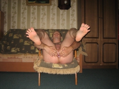 On a chair ... - N