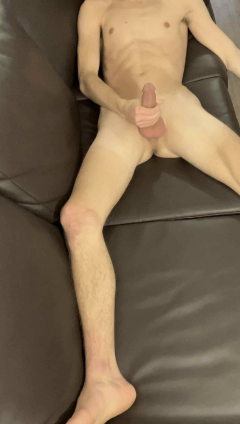 Young teen boy showing off - N