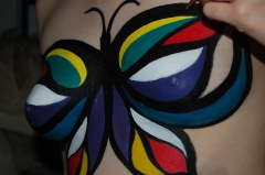 0.0 my sexy best friend painting her tits - N