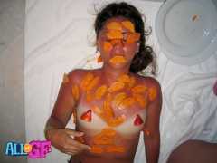 Foamed party for my - N