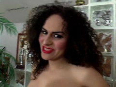 GROOBYGIRLS Sandra In A Sexy Black Dress