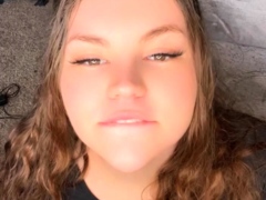 Big tit brunette sucks a big cock blowjob POV
