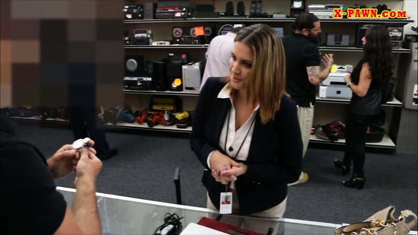 Busty business woman fucked in exchange for a plane ticket