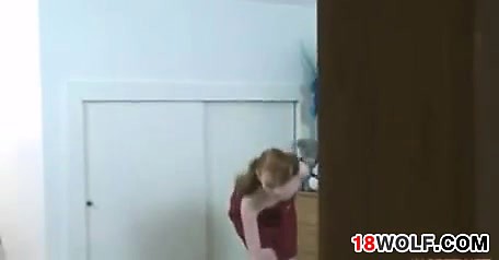 18 Year Old Readhead Sister Masturbating