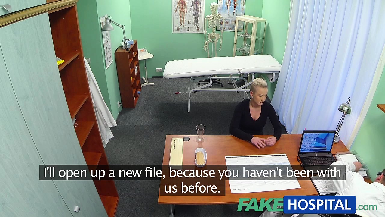 FakeHospital Blonde patient wants hard sex from her doctor