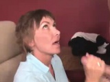 Angry Milf Slobbers And Sucks Young Cock