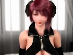 Busty 3D animation hard pussy poking