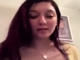 Horny Teen Squeezing Her Nipples On Ameporn