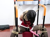 Christmas girl bondage n vibrated