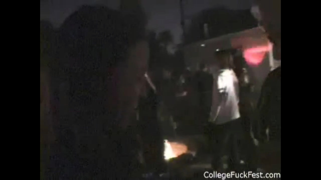 College party foursome Sex Show