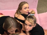 POV - Foursome fucking with three beautiful babes