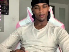 Solo Black Gay Masturbation Jerk Off