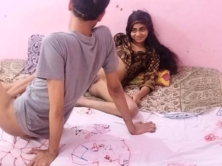 Beautiful Indian gf deepthroats bbc, sloppy blowjob and