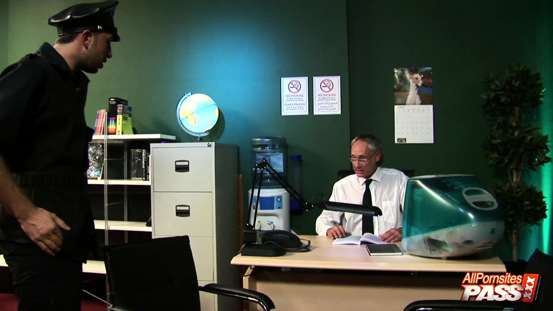 Sarah and Jane Reels In The Interviewer And Cop Partner