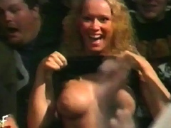 Busty WWE Fan Flashes Boobs to Triple H and DX July 20, 1998