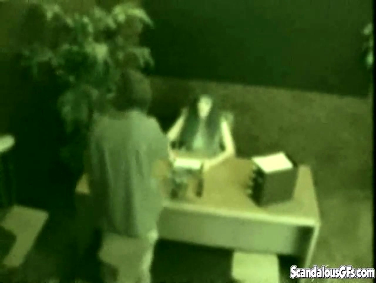 Dick sucking office whore