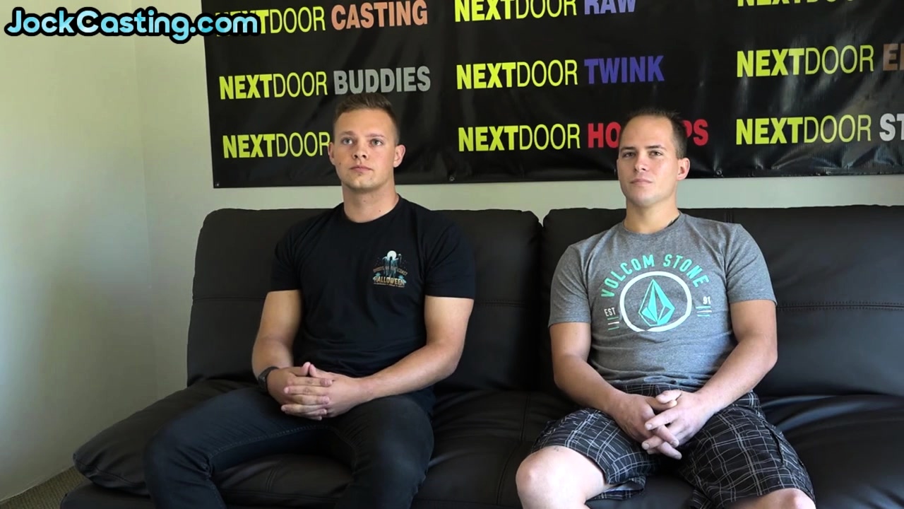 Casting amateur jock sucked on interview
