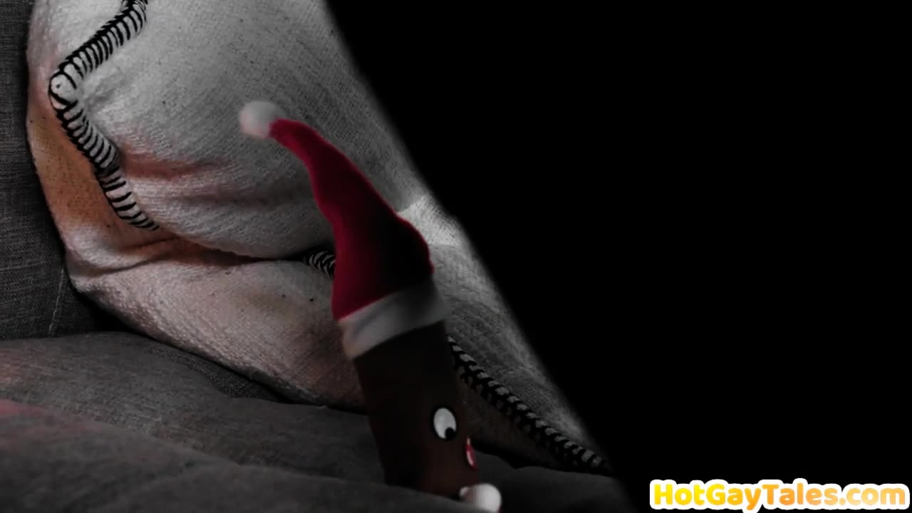 Xmas studs enjoy bareback anal action