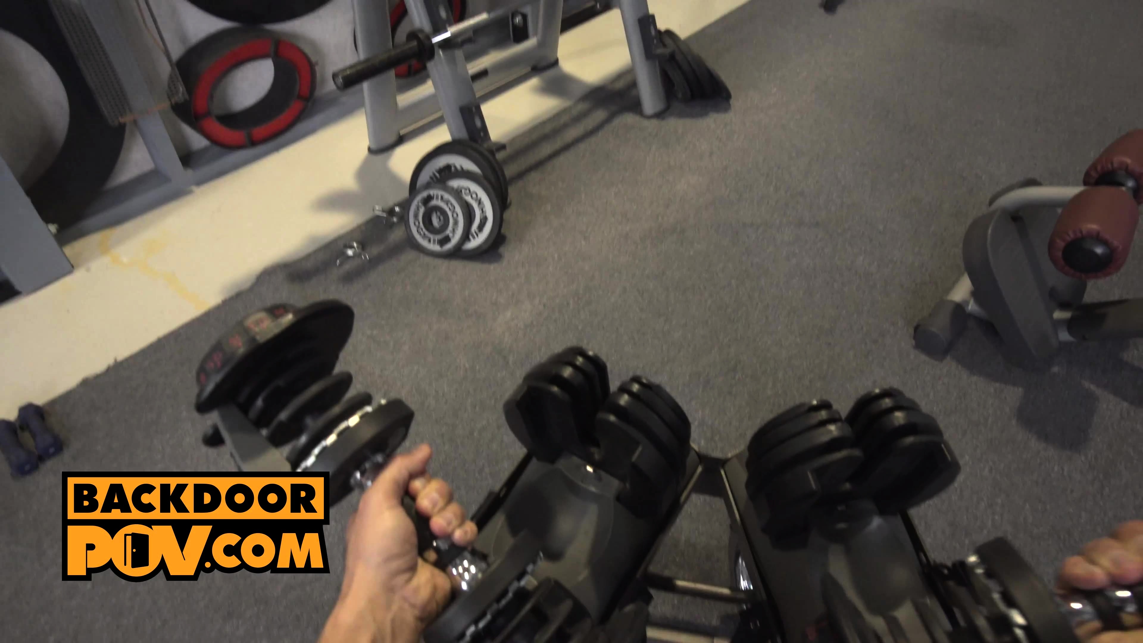 POV - The daily grind with hot ass gym slut Marilyn Crystal