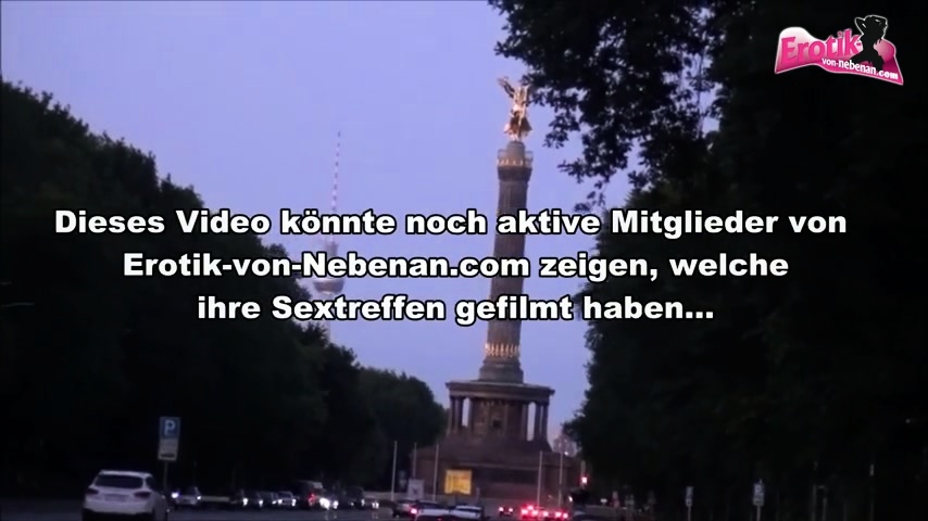 Extreme public threesome with German Anna Blond