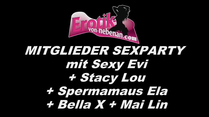 Casting sex party in the swingers club with 6 women