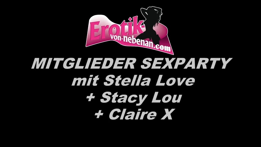 Endless amounts of cum during a German group fuck