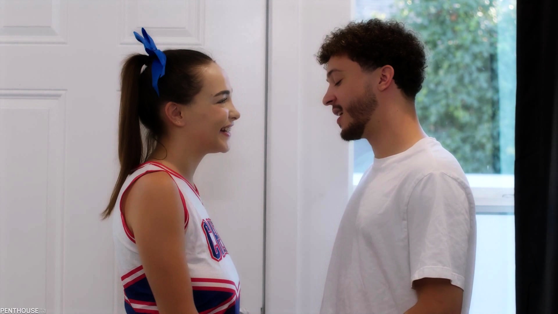 Busty Cheerleader Gets Her Way