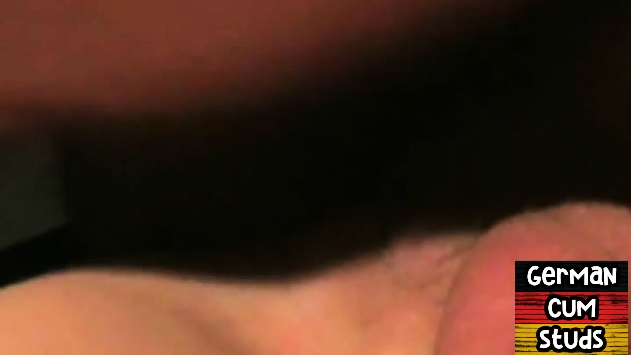 Masked German gay gangbanged in sling