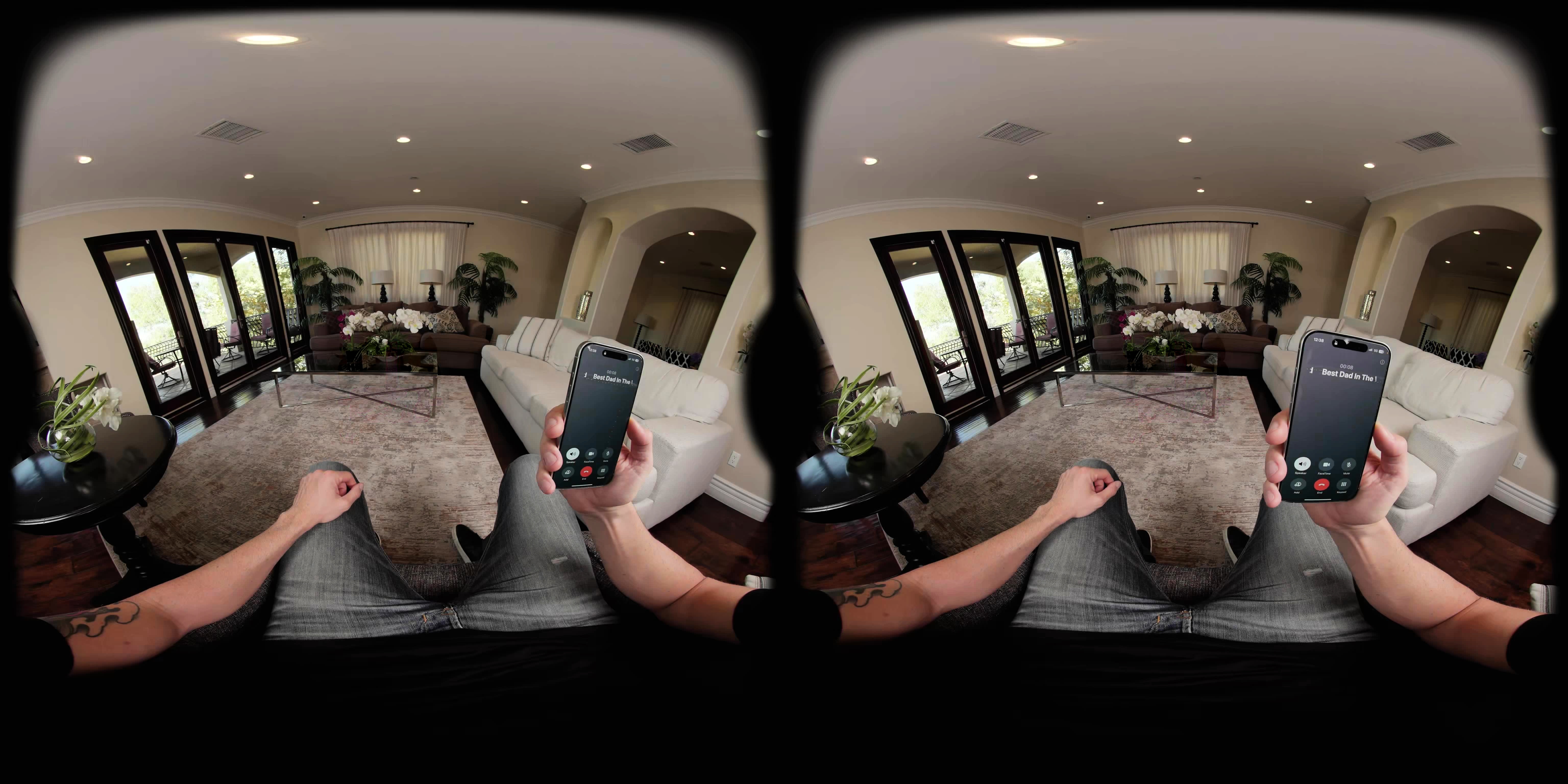 VR Bangers Stepmom Daughter Fuck in VR Porn