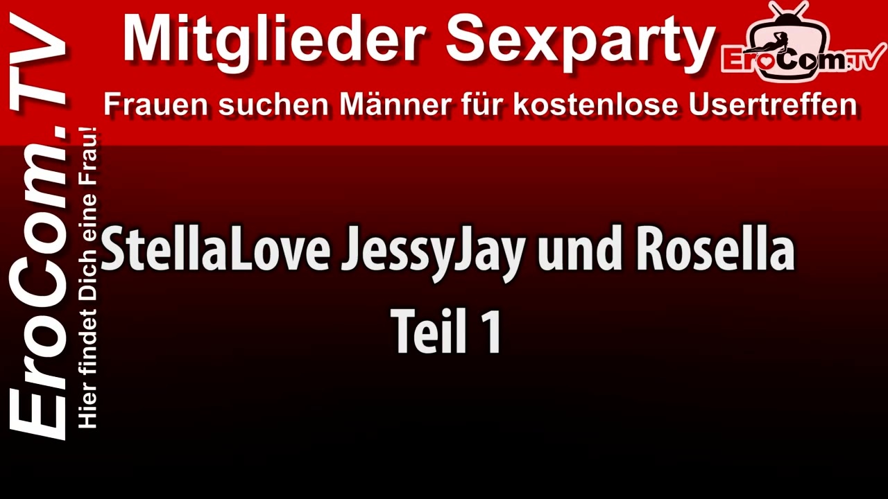 Ass cumshot group sex with German women