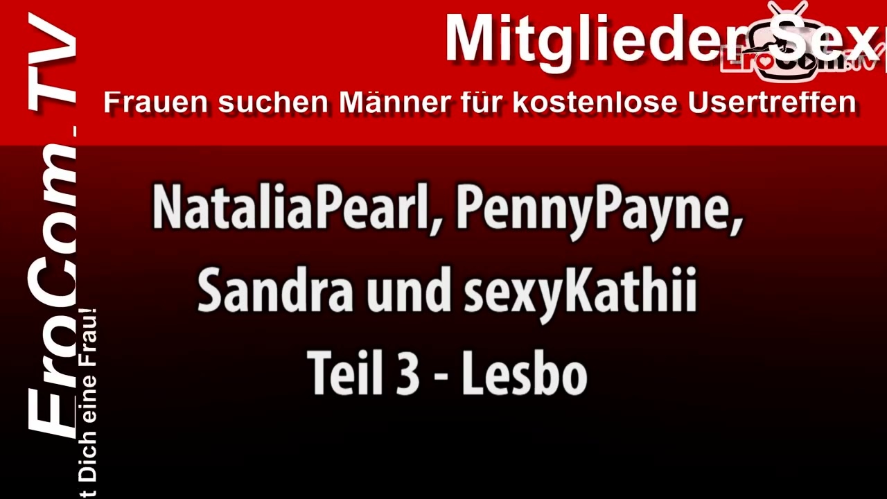 Lesbian foursome with dildo play and Sexy Kathii