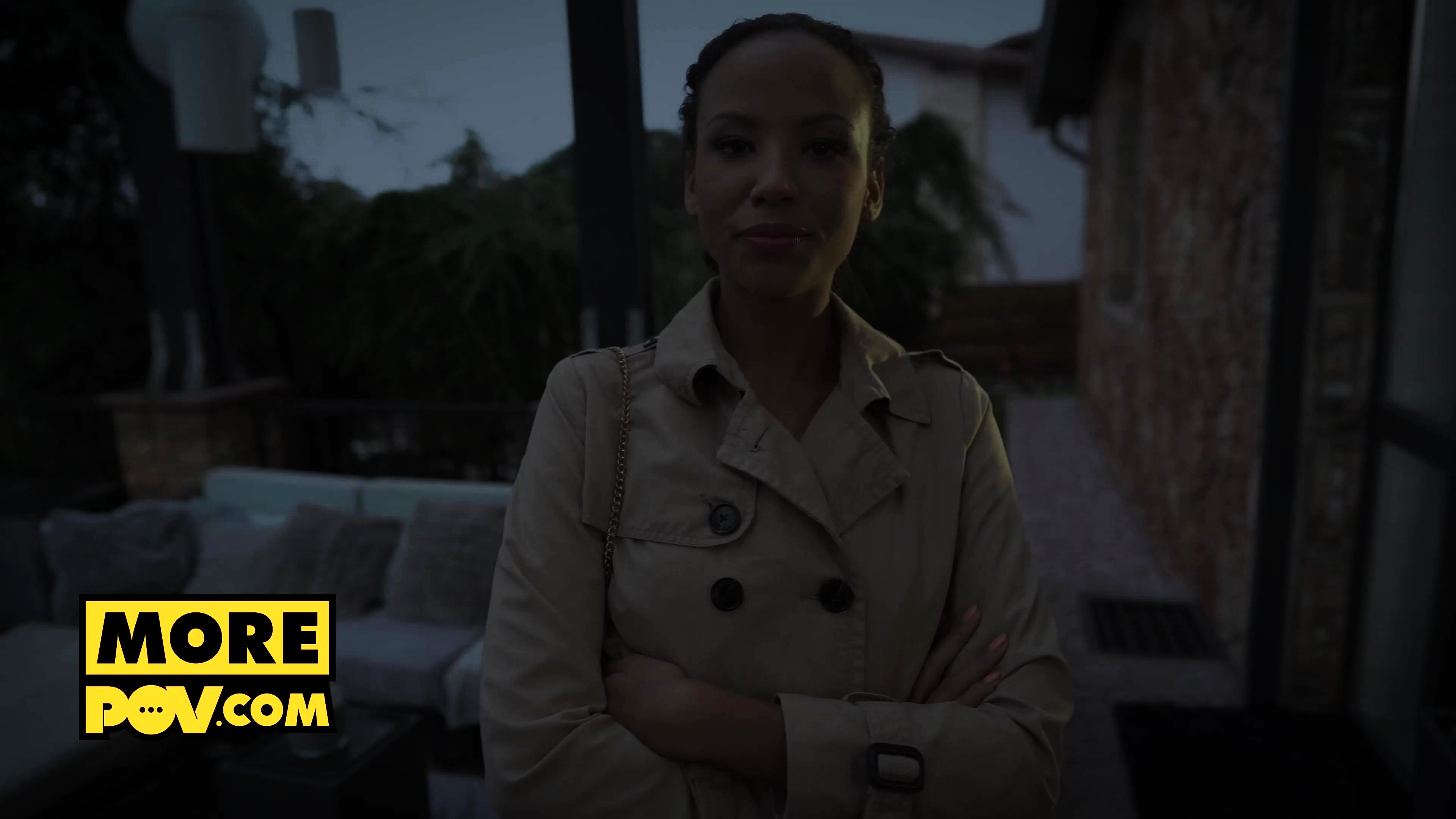 Screwing hot ebony officer Romy Indy in POV fuck pleasure