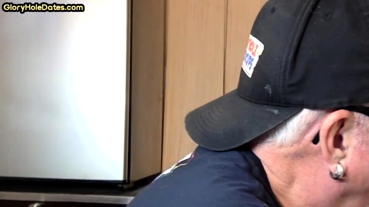 Real gloryhole gaydaddy sucks rod