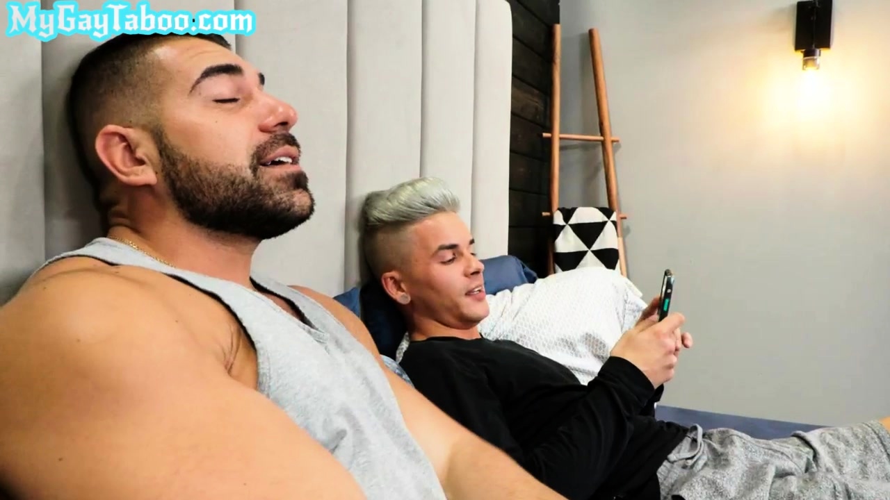 21yo taboo twink barebacked by stepbro