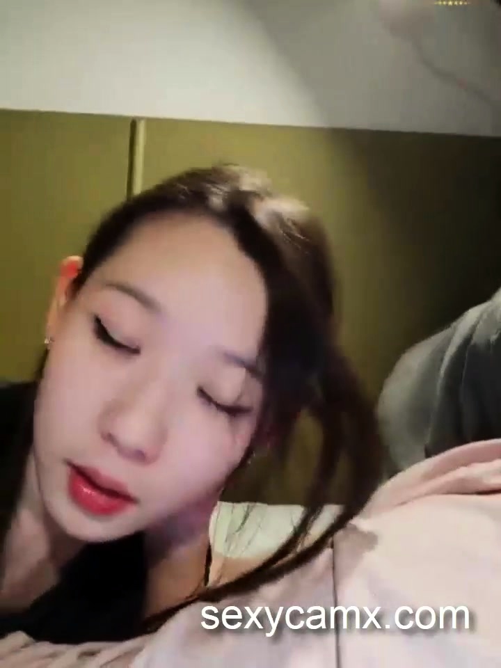 Cute Asian teen get facial after blowjob and hard pounding l