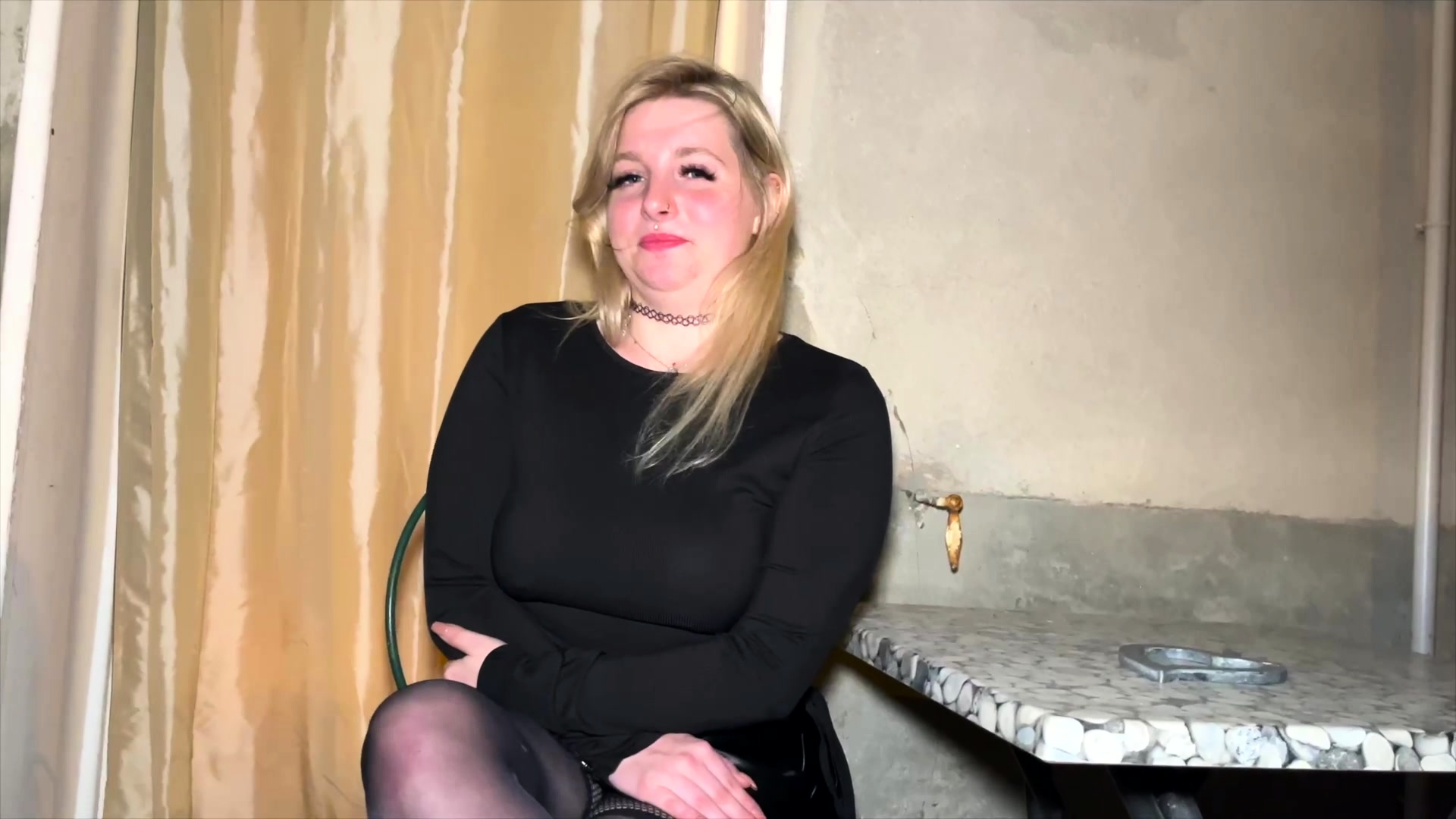 Real French Blonde Amateur Has Thirsty Of Sex