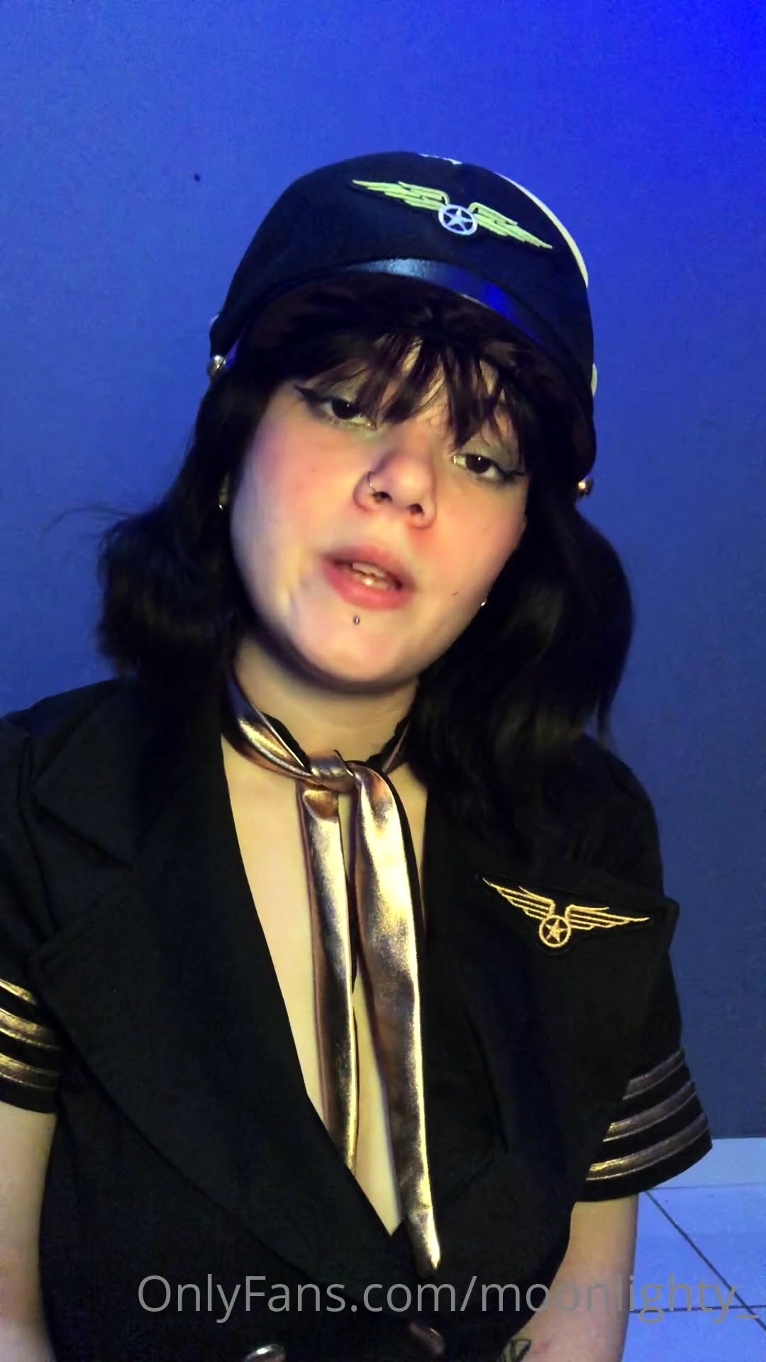 Brunette milf in stockings masturbating by dildo on webcam