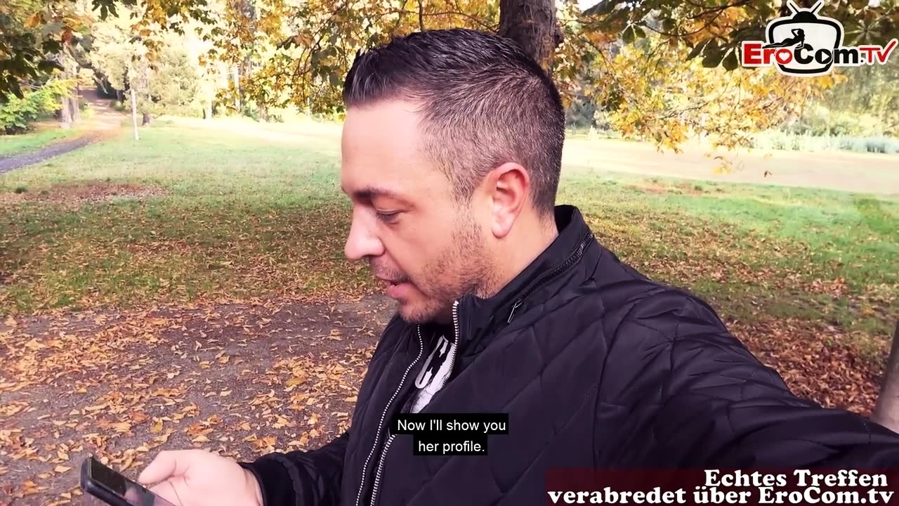 Sex meeting in the park with mature woman Rubina Outdoor