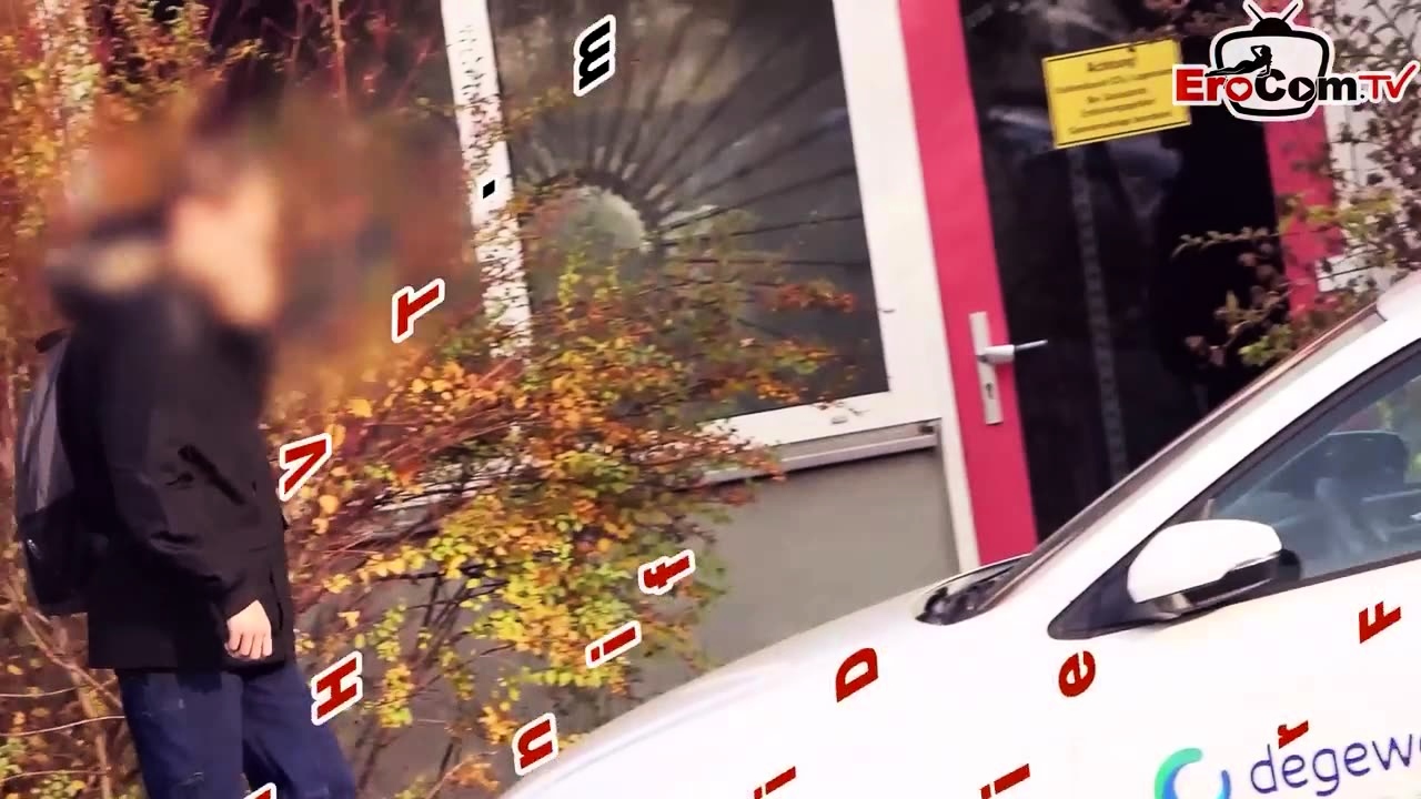 Public parking lot sex with blonde Cam-Angel