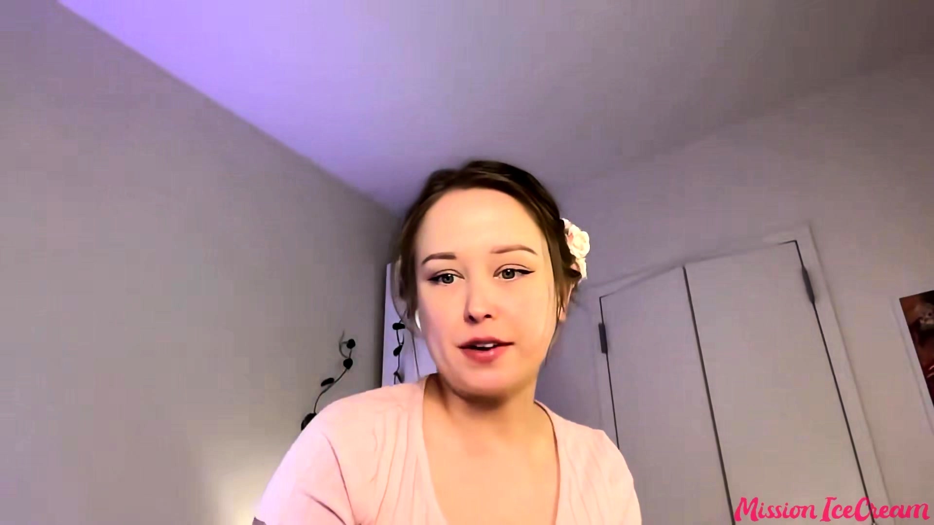 Horny big boobed fat chubby busty blonde